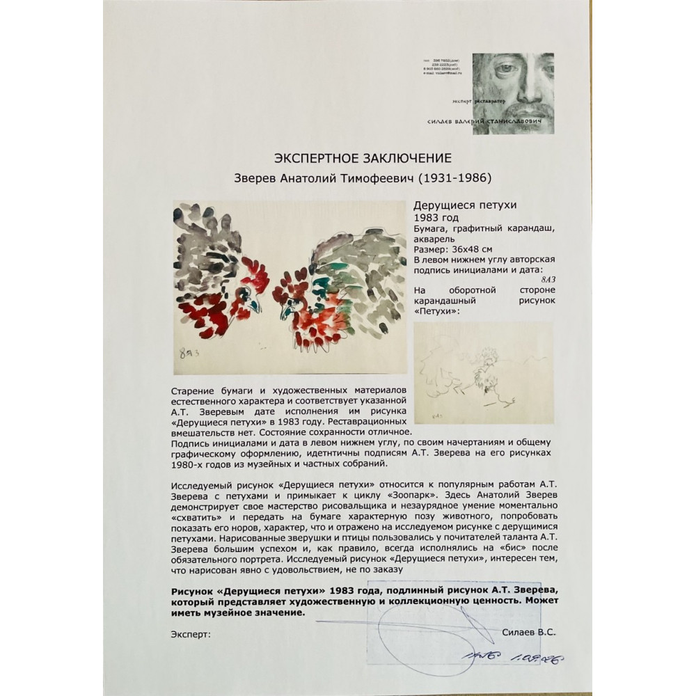 Дерущиеся петухи