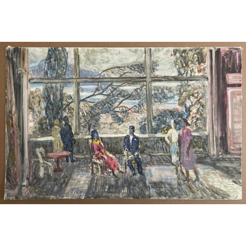 Картина 57 год курорт, художник Месропян Багдасар Аветисович