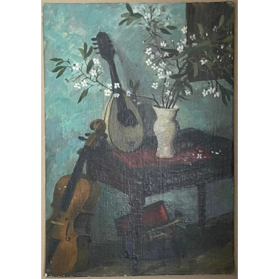 Натюрморт с музыкальными инструментами