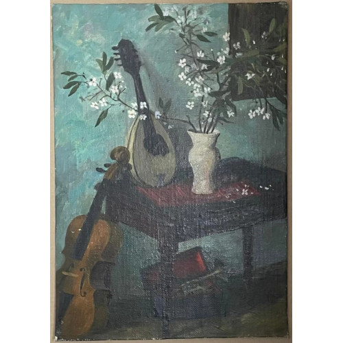 Натюрморт с музыкальными инструментами